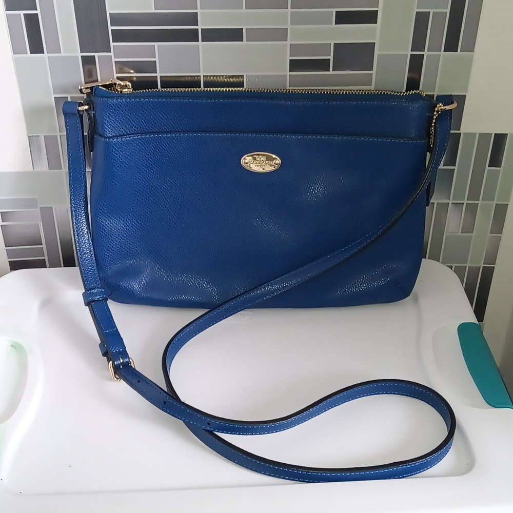 Coach East/West Pop  Crossgrain Leather F52881